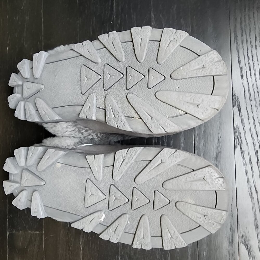 Grey Suede Clog Slippers | Size 10 - Picture 2 of 2